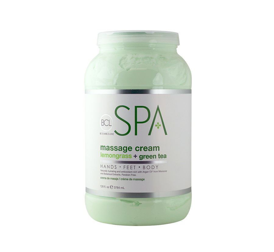 BCL SPA Lemongrass et green tea - massage cream 473g