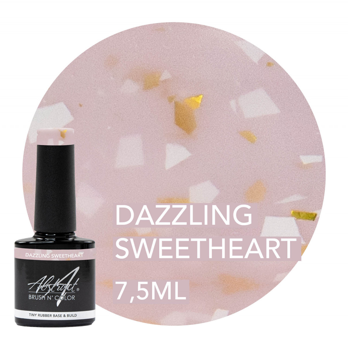 Dazzling Sweetheart Base & Build Gel Abstract