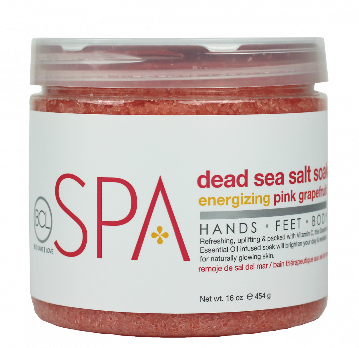 BCL Spa Pink Grapefruit - Dead Sea Salt Soak 454g