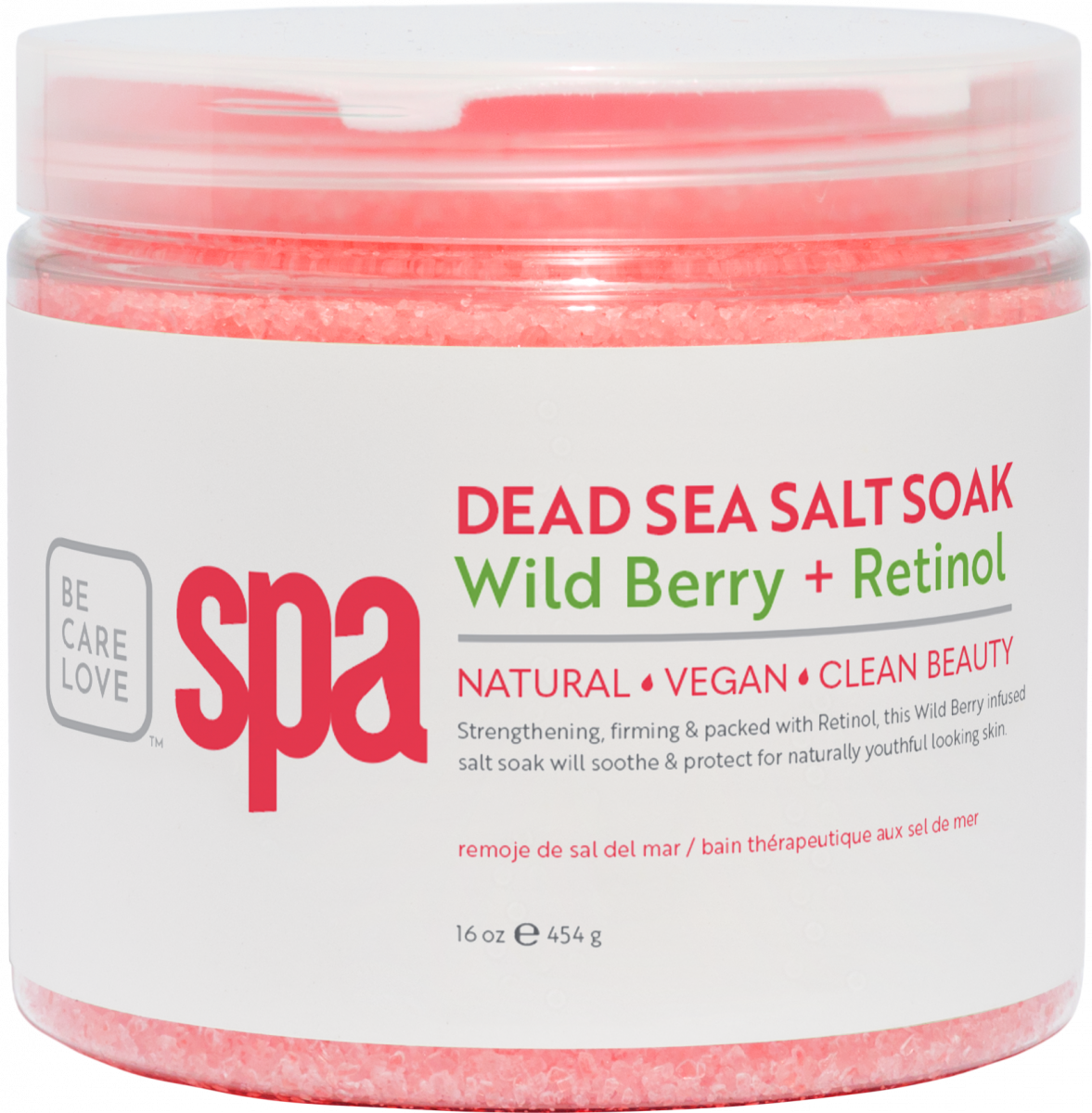 BCL Spa Wildberry Retinol - Dead Sea Salt Soak 454g BCL Spa Wildberry Retinol - Dead Sea Salt Soak 454g