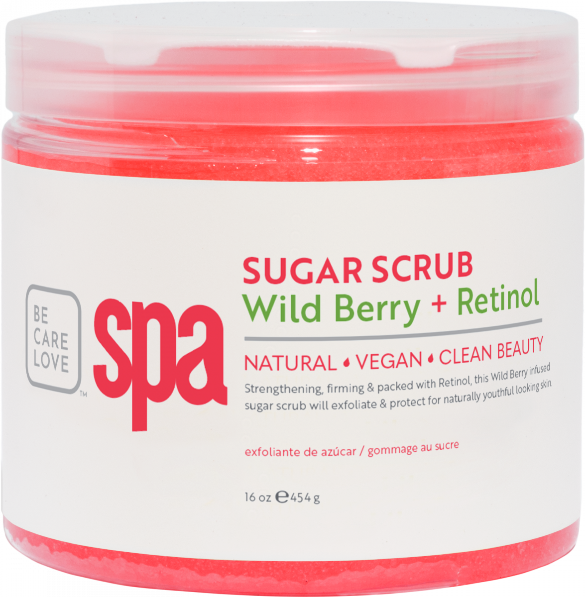 BCL Spa Wildberry Retinol - Sugar Scrub 454g BCL Spa Wildberry Retinol - Sugar Scrub 454g