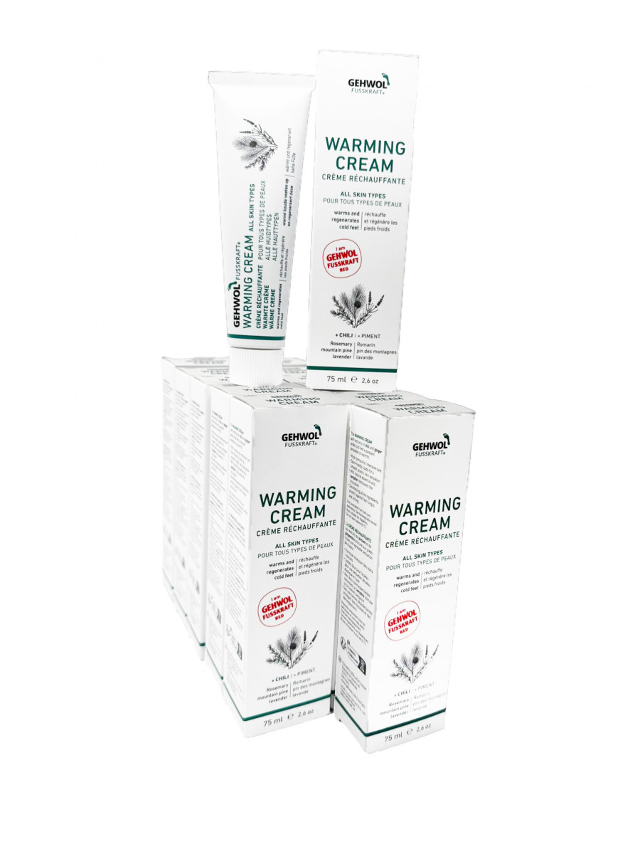 Gehwol fusskraft Warming Cream (Rood) 75 ml: 11 + 1 GRATIS