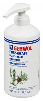 Gehwol Fusskraft bleu avec pompe 500 ml