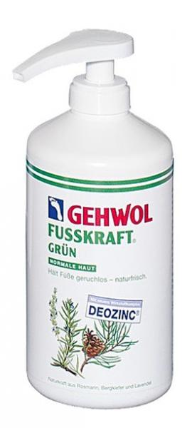 Gehwol Fusskraft vert avec pompe 500 ml