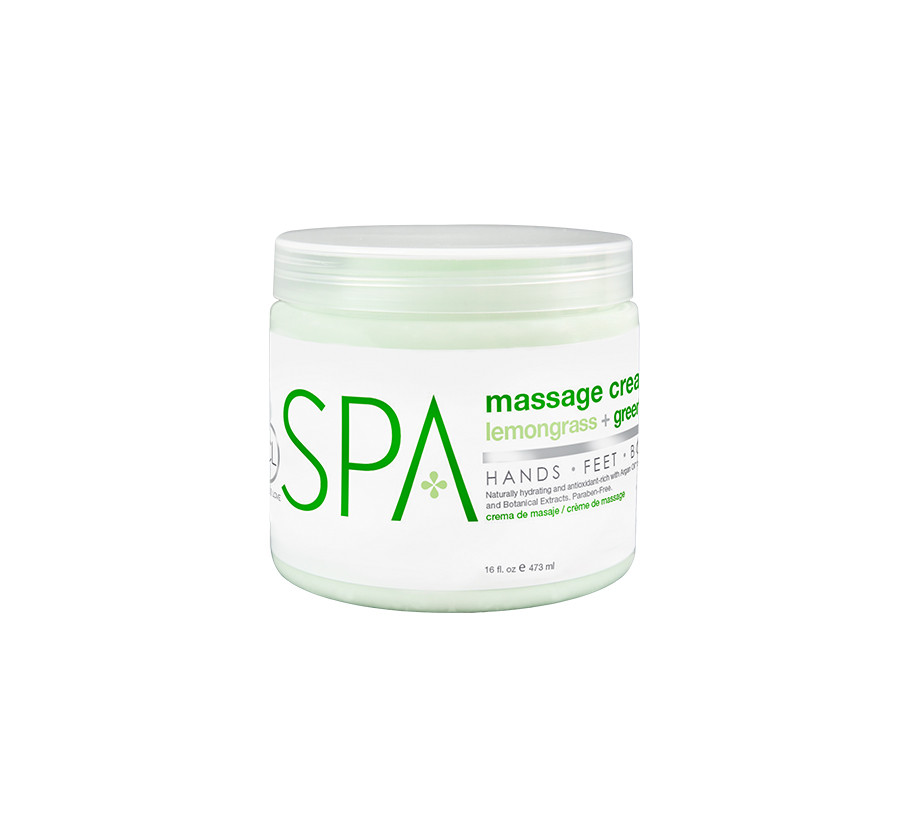 BCL SPA Lemongrass et green tea - massage cream 473g