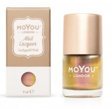 MoYou vernis de tamponnage 9ml - Lady Gold Pink