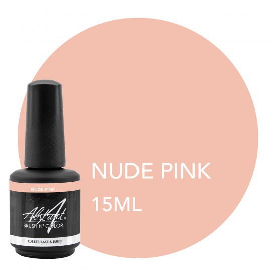 Nude Pink Rubber Base & Build Gel 15 ml Abstract