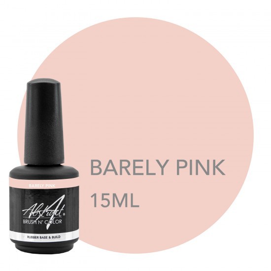 Barely pink Rubber Base & Build Gel 15 ml Abstract