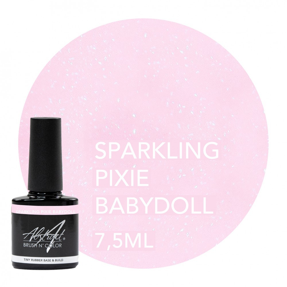 Sparkling Pixie Babydoll Base & Build Gel Abstract
