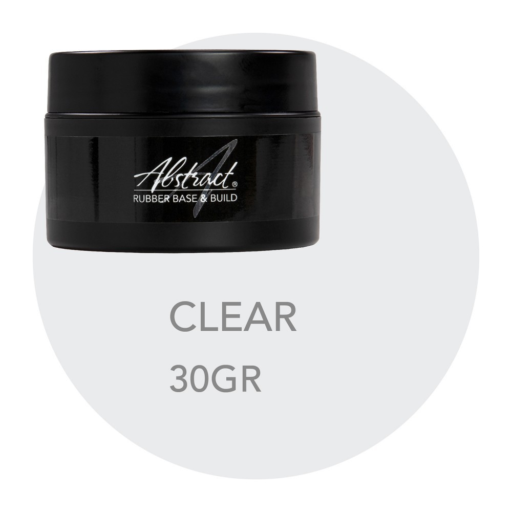Clear Rubber Base & Build Gel 30 ml Abstract