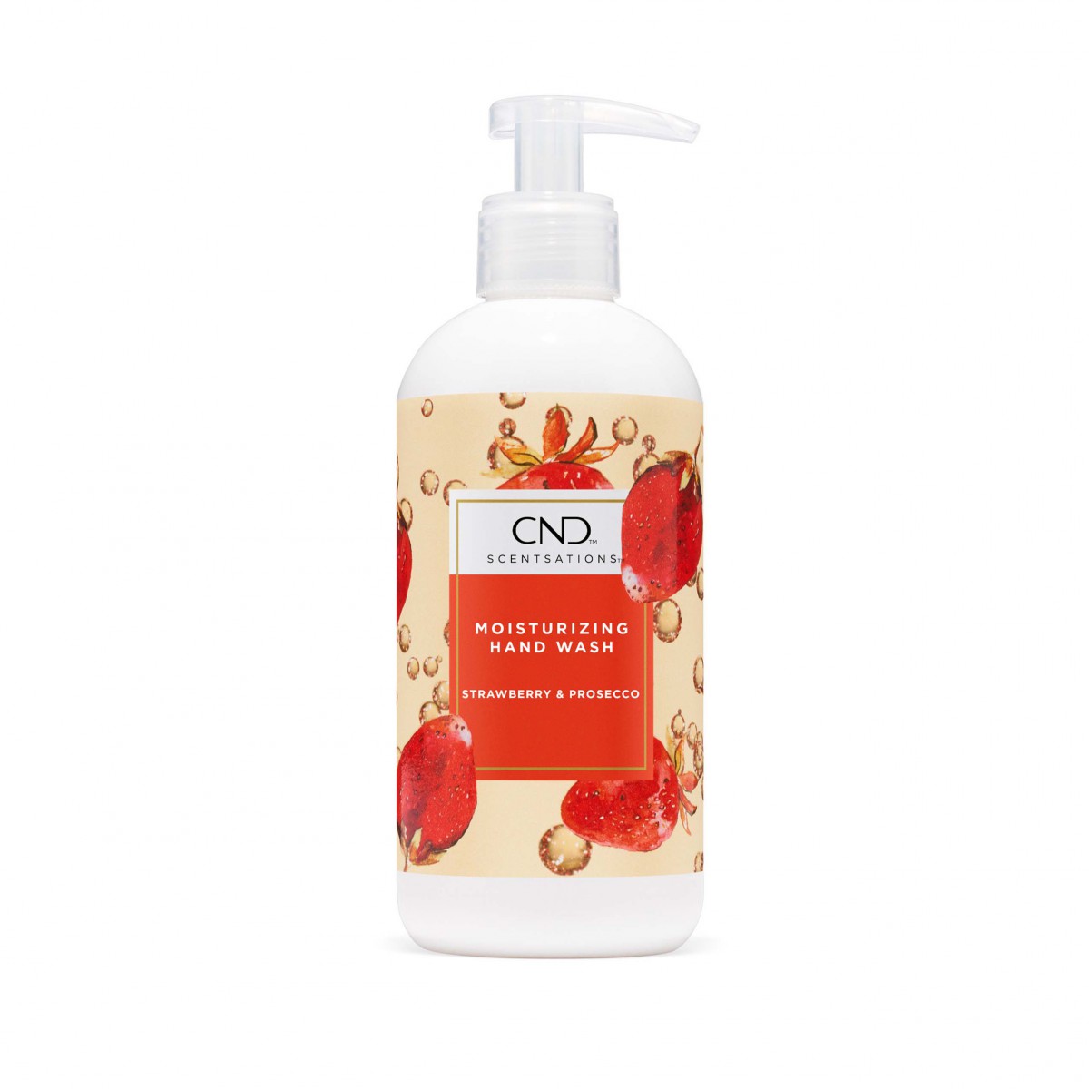 Strawberry and Prosecco - CND Scentsations Wash 390 ml