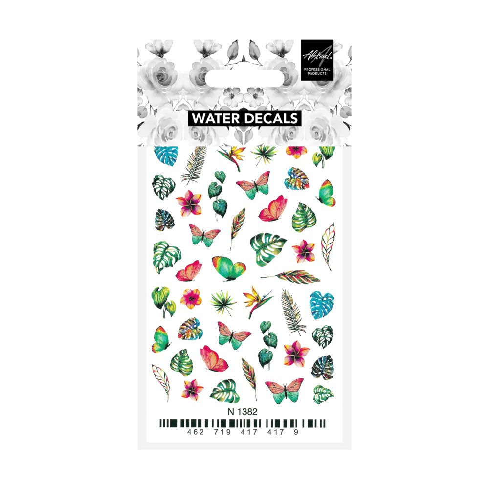 Tropical Vibes water decals N1382