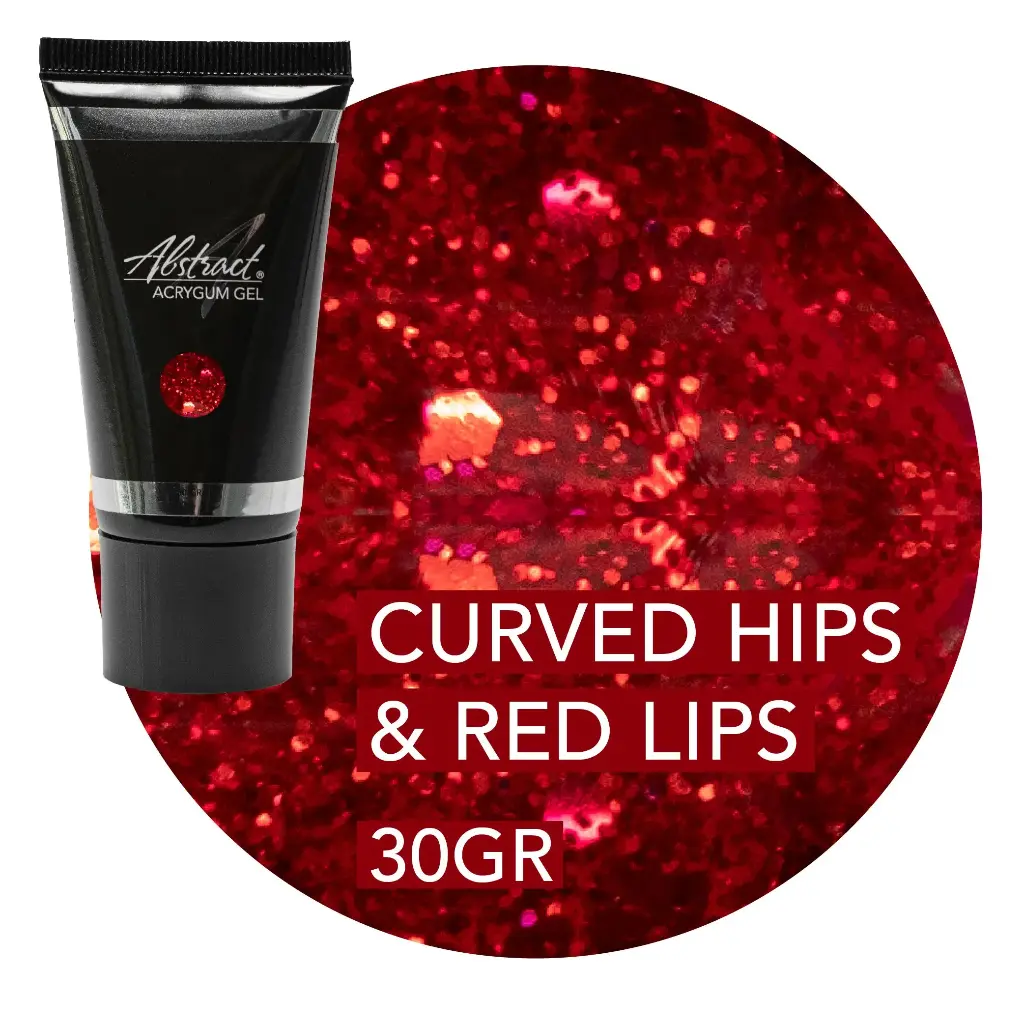 Abstract Acrygum Gel Tube Curved Hips & Red Lips 30gr
