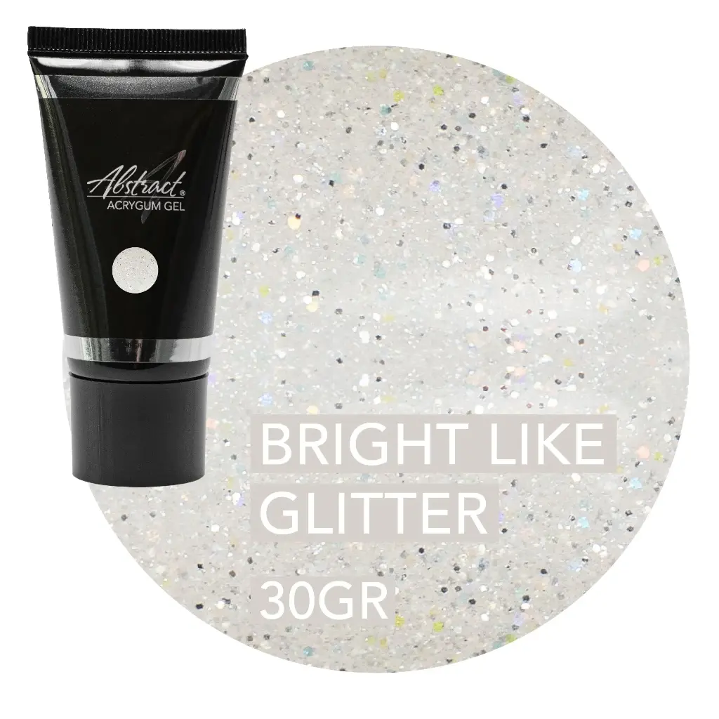 Abstract Acrygum Gel Tube Bright Like Glitter 30gr