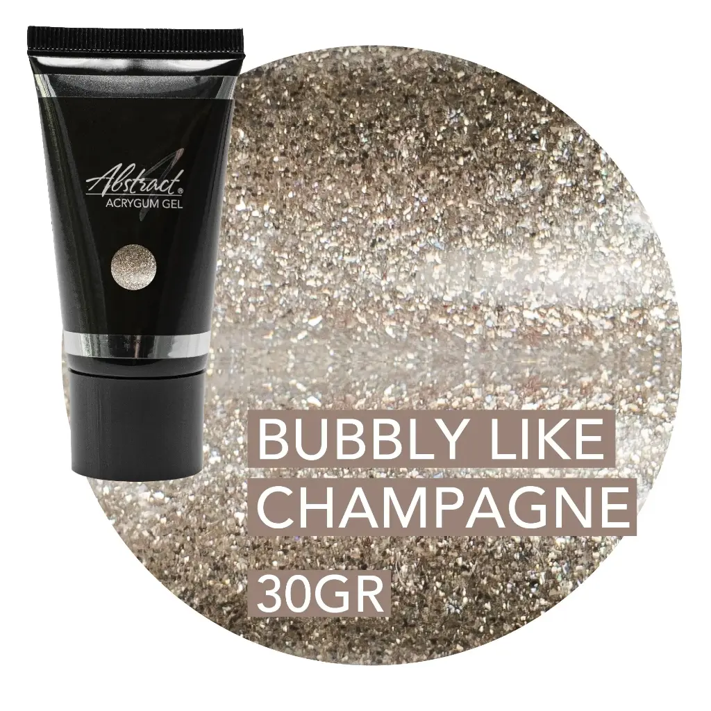 Abstract Acrygum Gel Tube Bubbly Like Champagne 30gr
