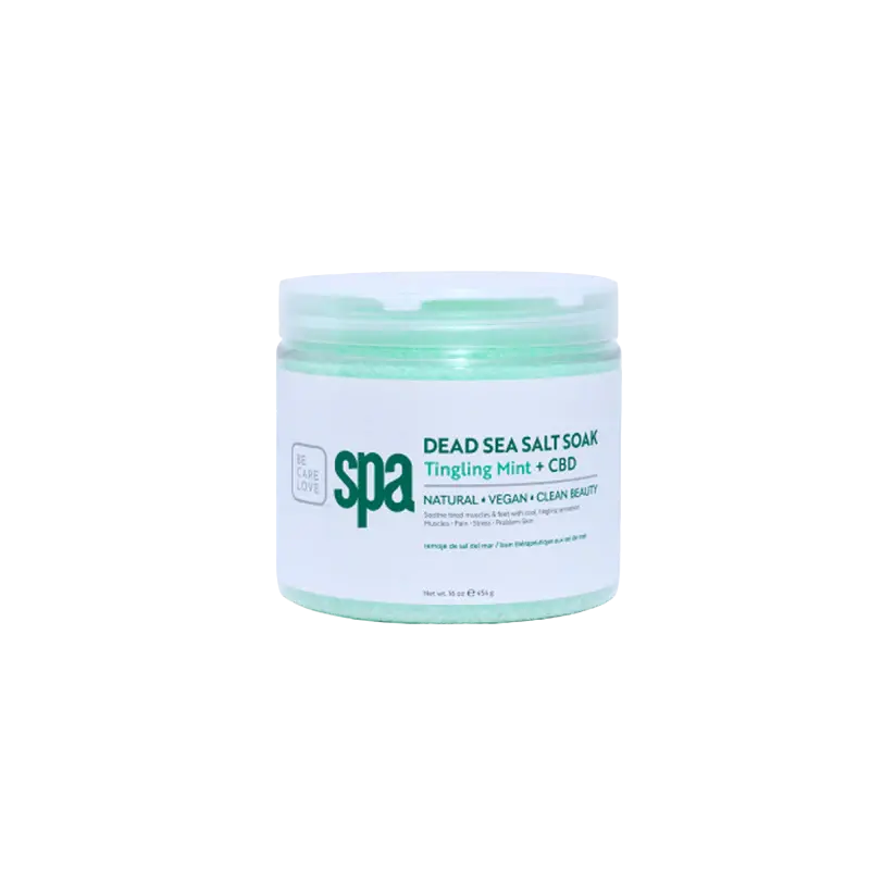 BCL Spa Tingling Mint & CBD - Dead Sea Salt Soak
