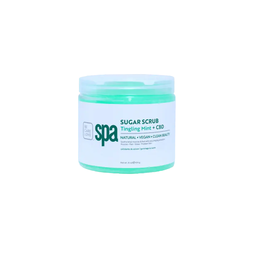 BCL Spa Tingling Mint & CBD - Sugar Scrub