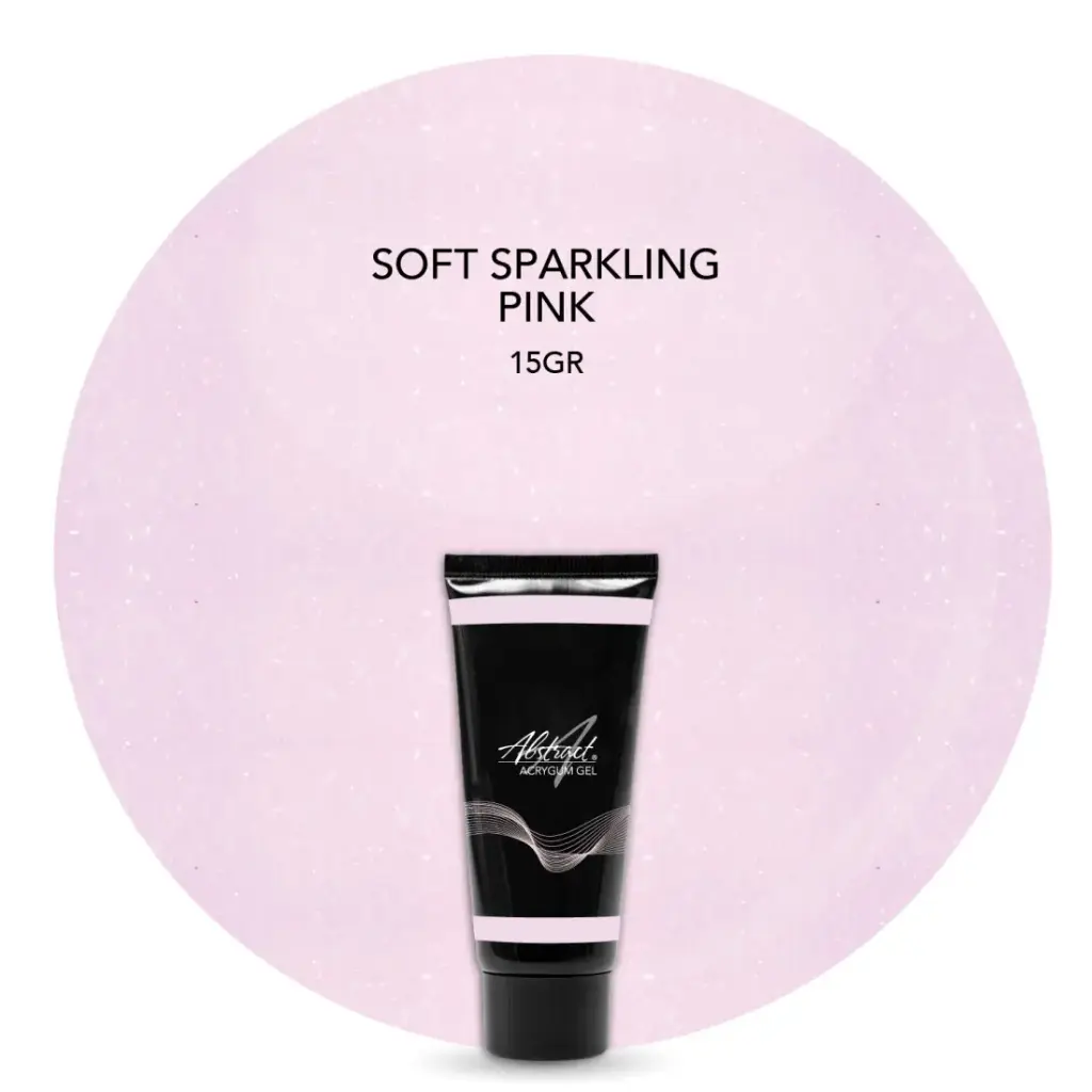 Abstract Acrygum 2.0 Gel Tube Soft Sparkling Pink  