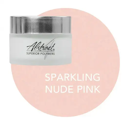 Abstract Superior Polymer Sparkling Nude Pink  