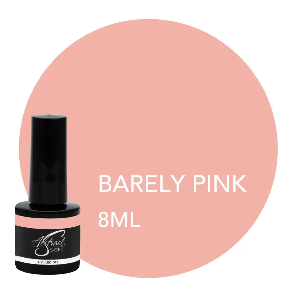 Abstract S-Gel Barely Pink  