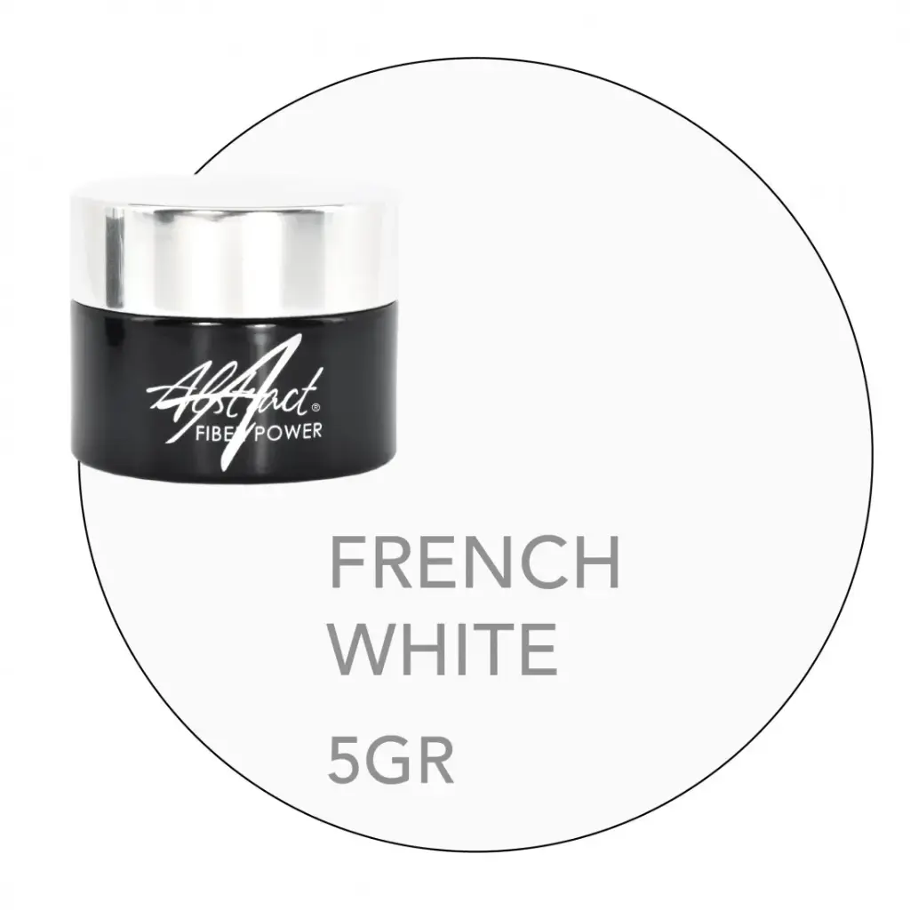 Abstract Fiber Power Gel French White  