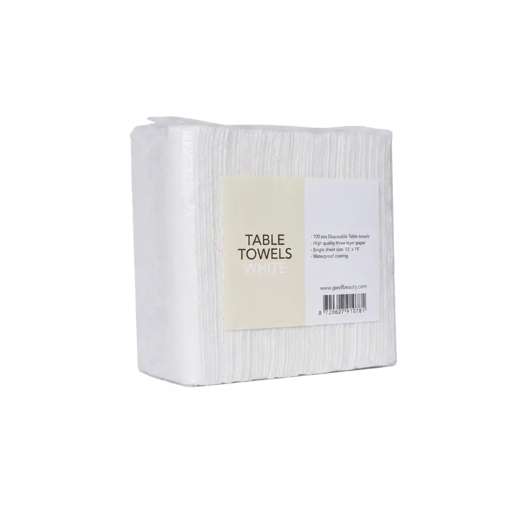 Nail Perfect Table Towel White