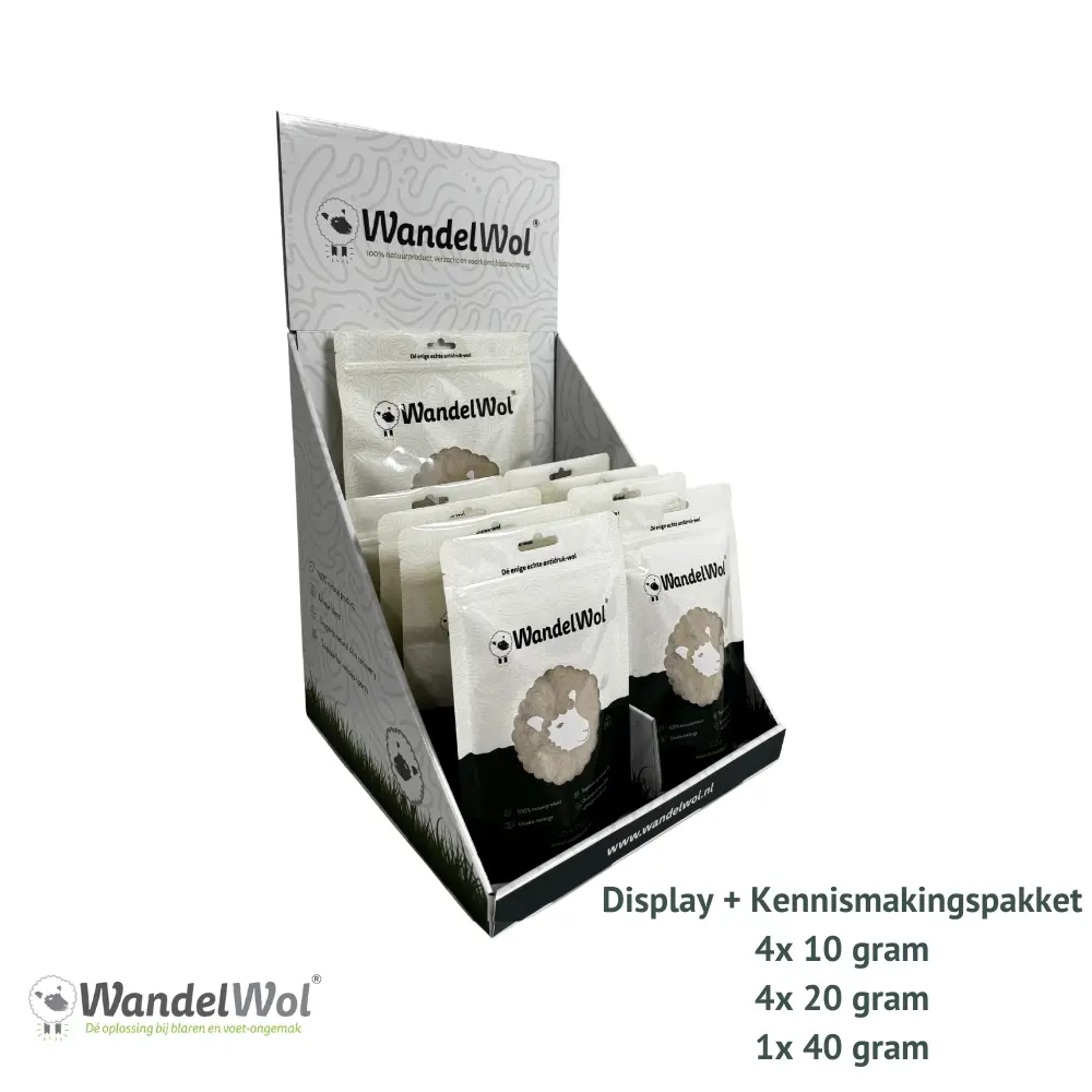WandelWol Anti-Druk Wol Display