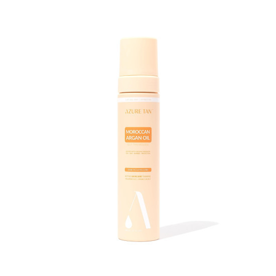 Azure tan self tan mousse Moroccan argan oil dark to ultra dark 200ml
