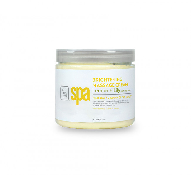 BCL SPA Lemon & Lily - Massage Cream 454gr