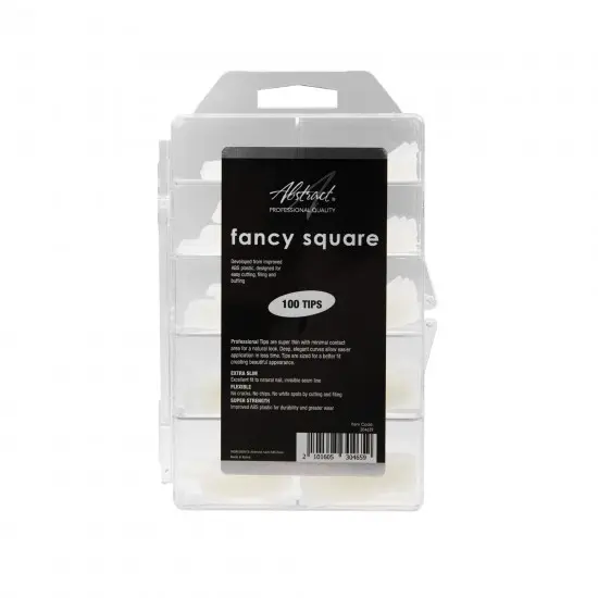 Abstract Fancy Square Natural Per 100 Stuks