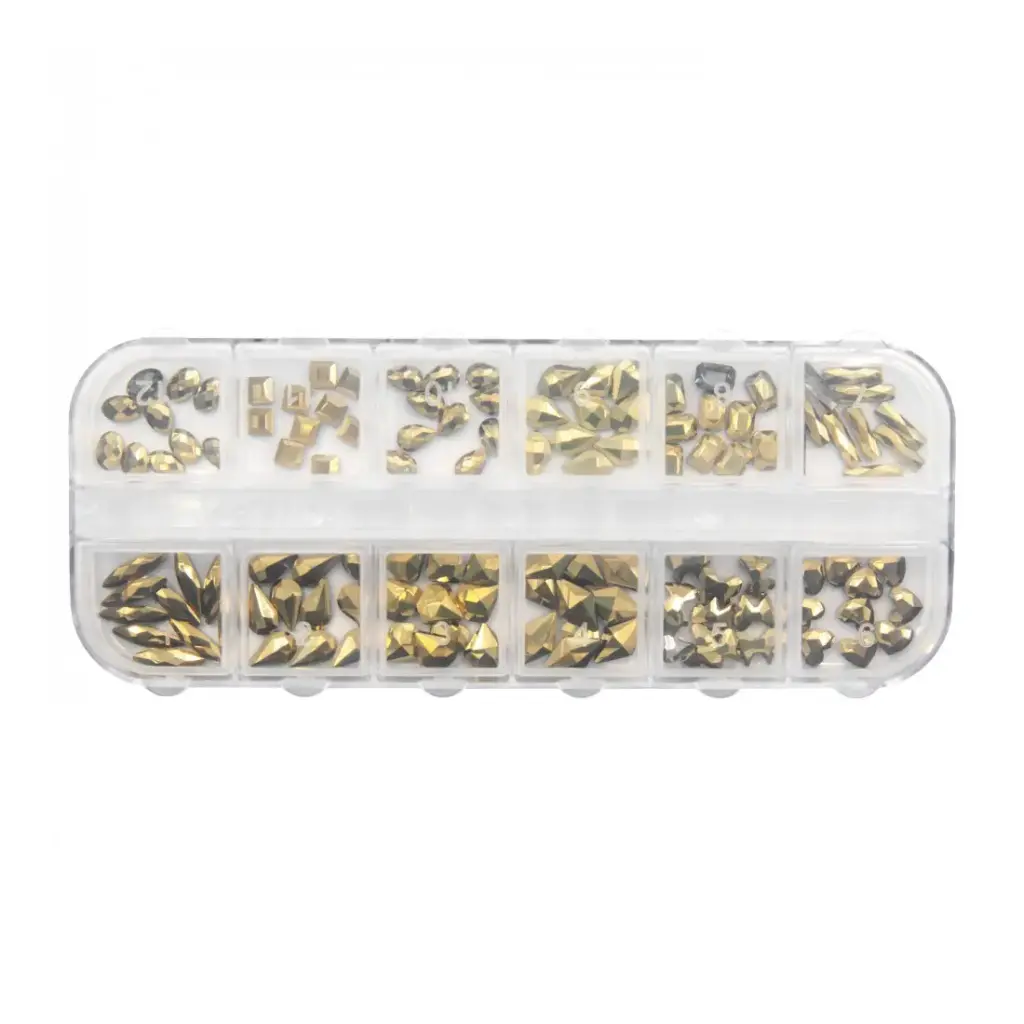 Abstract Golden Mixed Shapes  Luxe Tray Premium