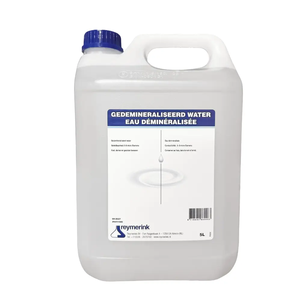 Gedemineraliseerd water 5L