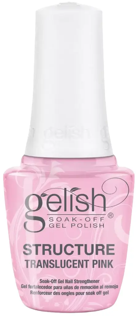 Gelish Structure Gel - Brush On Formula - Translucent Pink 15ml
