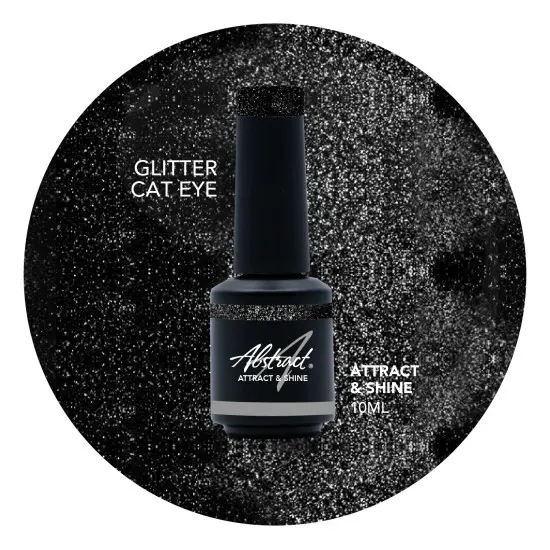 Abstract Glitter Attract & Shine Cat Eye Top Gel 