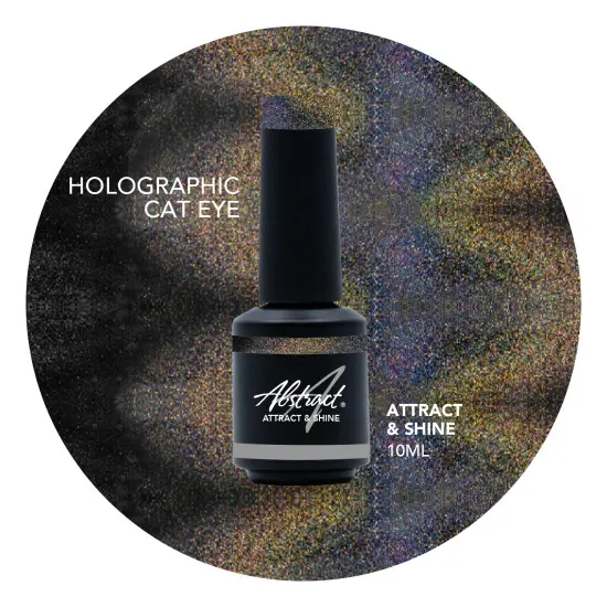 Abstract Holographic Attract & Shine Cat Eye Top Gel 