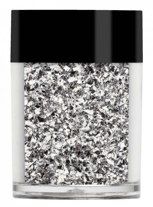 Lecenté Silver Cloud Irregular Glitter
