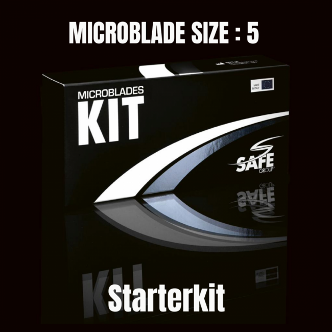Safegroup Kit de démarrage grandes microblades incl. manche nr 5