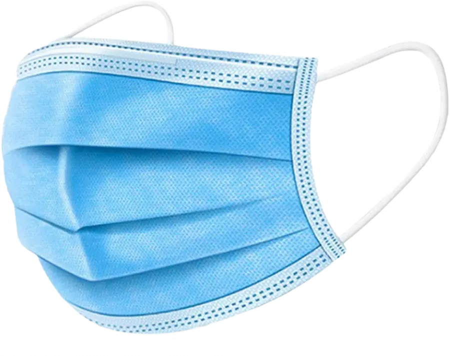 Masques anti-poussière bleus par 50 pièces
