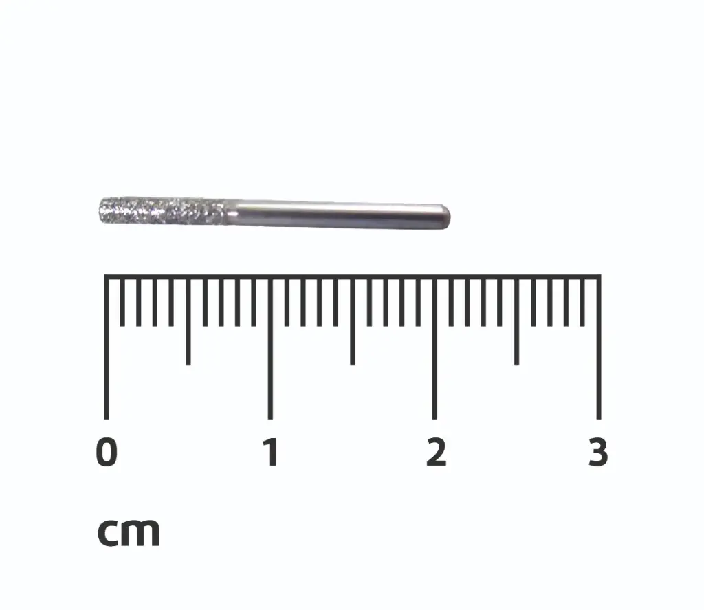 Turbine diamant cylindre