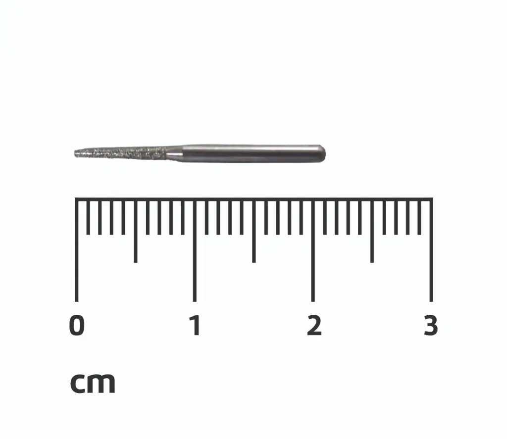 Turbine diamant fissuur conisch plat