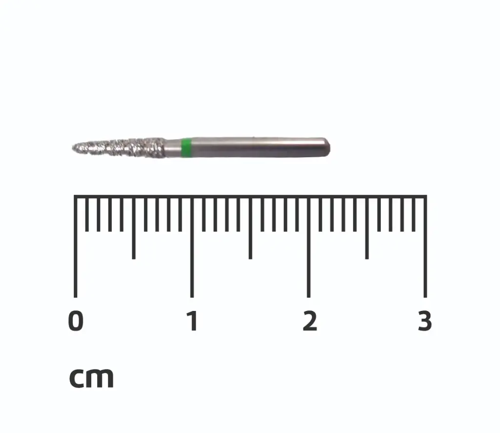 Turbine diamant fissure gros tranchant bague verte