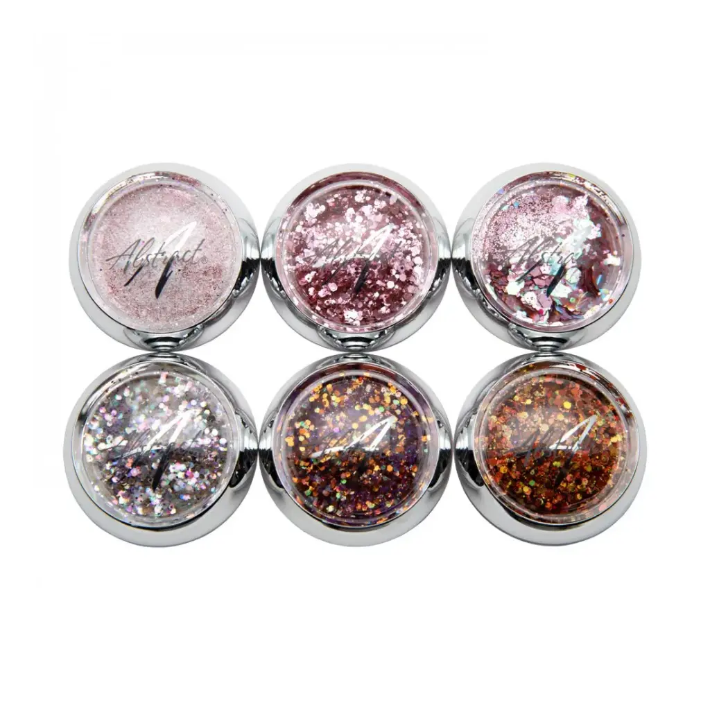 Abstract Glitter Set Plum