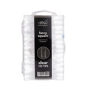 Abstract Fancy Square Clear Tips (120Pc)