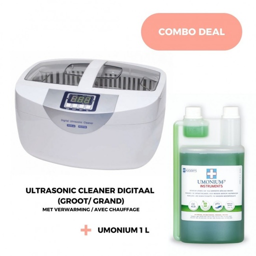 Ultrasone Bad 2500ml + Umonium Instrument 1L