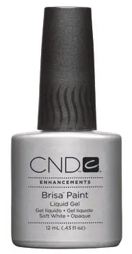 [639370080598] CND Brisa Liquid Gel 12ml - Soft White Opaque