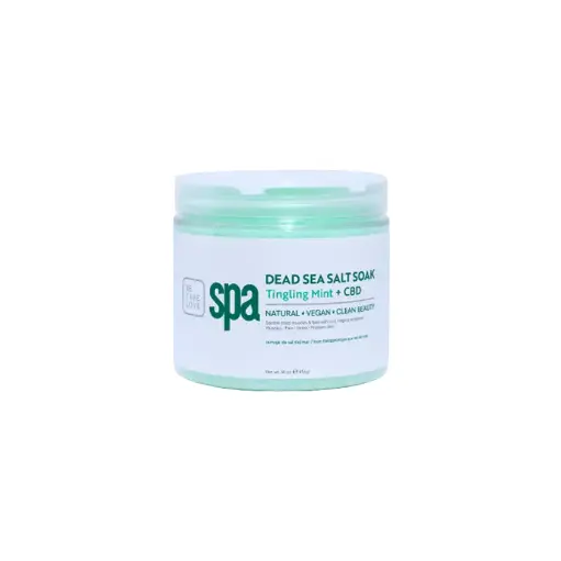 BCL Spa Tingling Mint & CBD - Dead Sea Salt Soak
