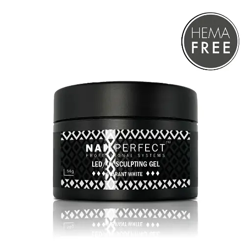 Nail Perfect LED/UV Sculpting Gel Vibrant White  