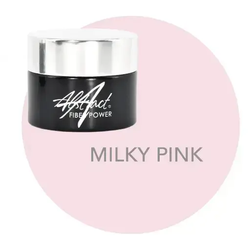 Abstract Fiber Power Gel Milky Pink  