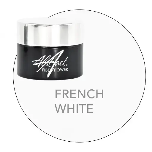 Abstract Fiber Power Gel French White  