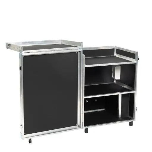 Koffer Veron zwart 5 cm dieper